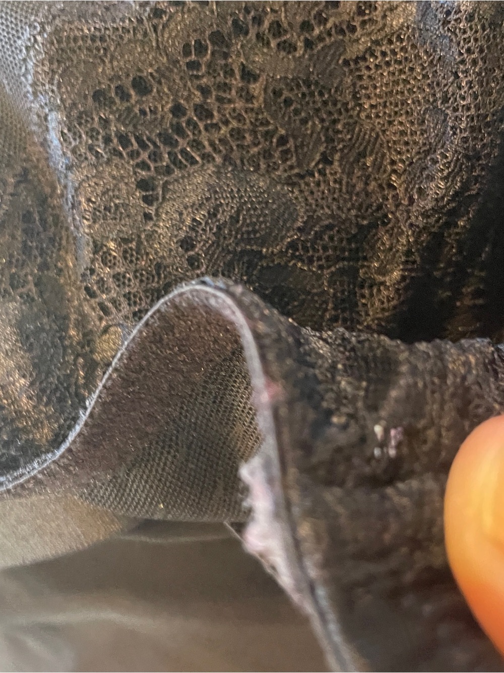 HSIA Sheer Black Lace Underwire Bra with Support size 44D - Picture 10 of 10